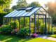 serre de jardin, verre trempé, jardinage, aménagement extérieur